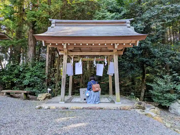 伊雑皇神社の手水舎