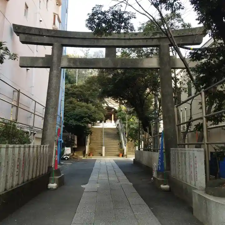 御田八幡神社の鳥居