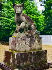 女化神社の狛犬