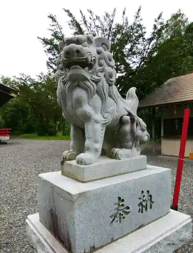 早来神社の狛犬