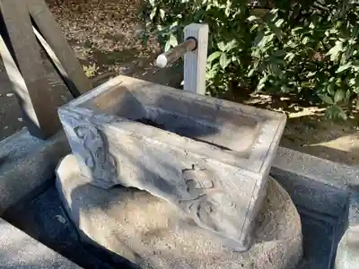 國領神社の手水舎