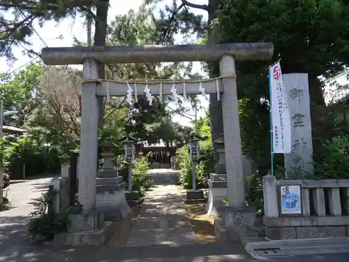 御霊神社の鳥居