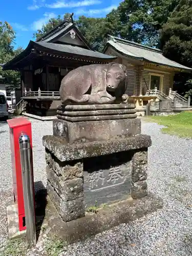 朝日森天満宮の狛犬