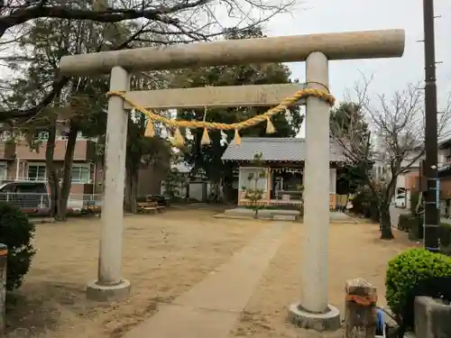 御鍬神社の鳥居