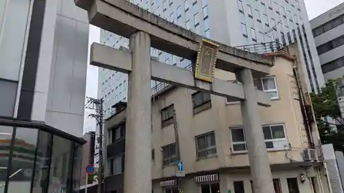 櫛田神社の鳥居