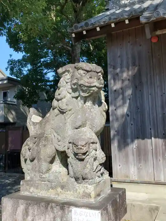 北山神明社の狛犬