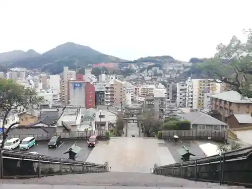 鎮西大社諏訪神社の景色