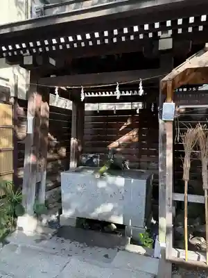 鎮守氷川神社の手水舎