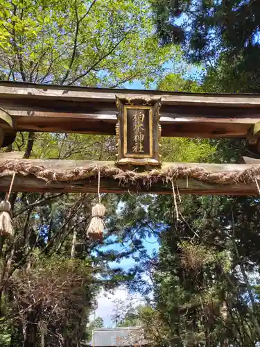 柏木神社の鳥居