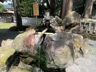 諏訪大社の手水舎