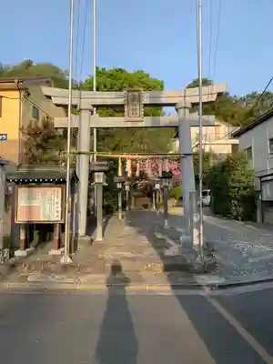新羽杉山神社の鳥居