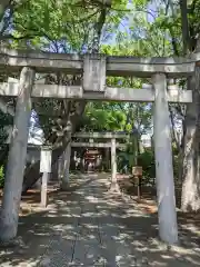 自由が丘熊野神社の鳥居