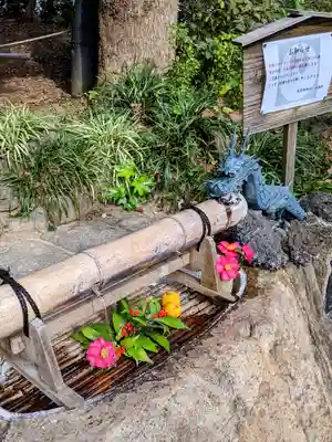 葛原岡神社の手水舎