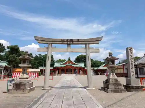 多治速比売神社の鳥居