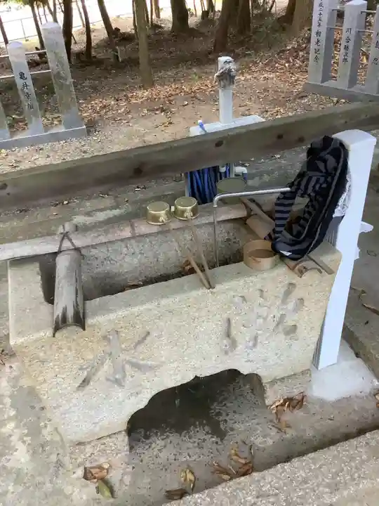 熊野社(塔野地東屋敷)の手水舎