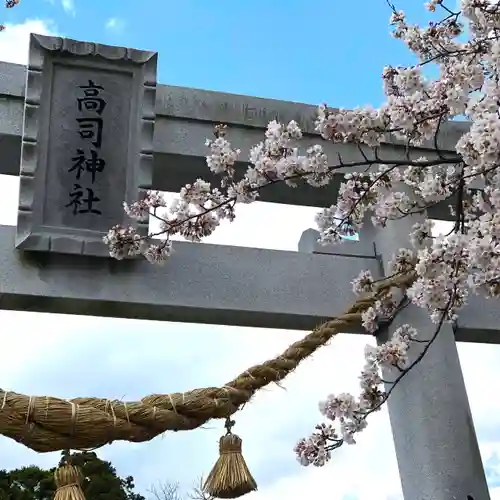 高司神社〜むすびの神の鎮まる社〜の鳥居