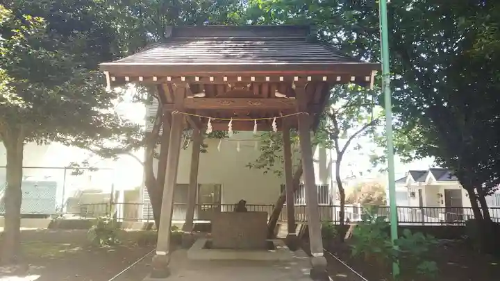 前沢八幡神社の手水舎