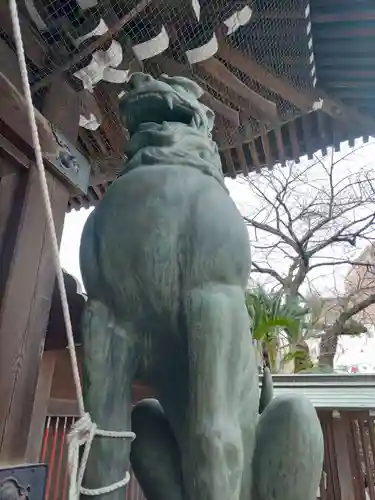 櫛田神社の狛犬
