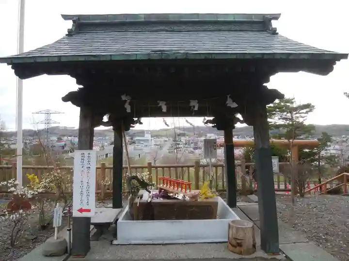 浦幌神社・乳神神社の手水舎