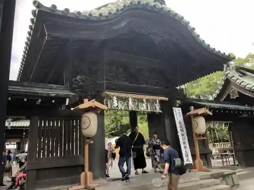 三嶋大社の山門・神門