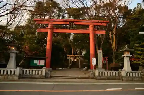 世田谷八幡宮の鳥居