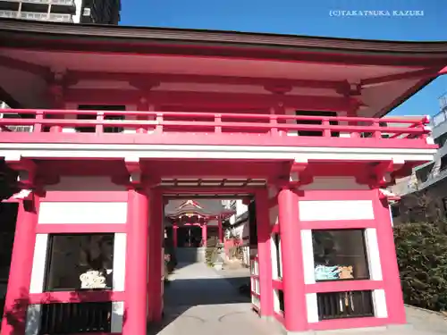 成子天神社の山門