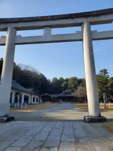 群馬県護国神社の鳥居