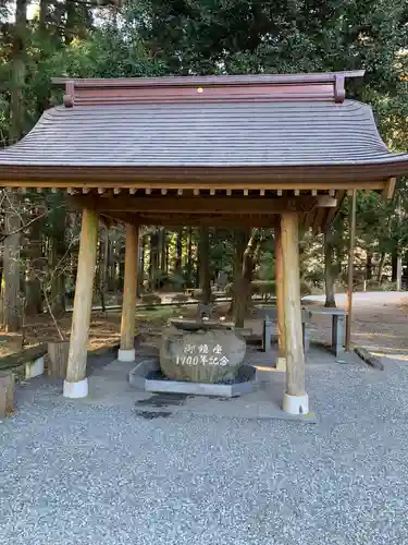 山宮浅間神社の手水