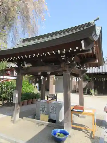 川越八幡宮の手水