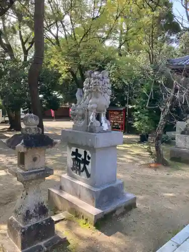 大津神社の狛犬