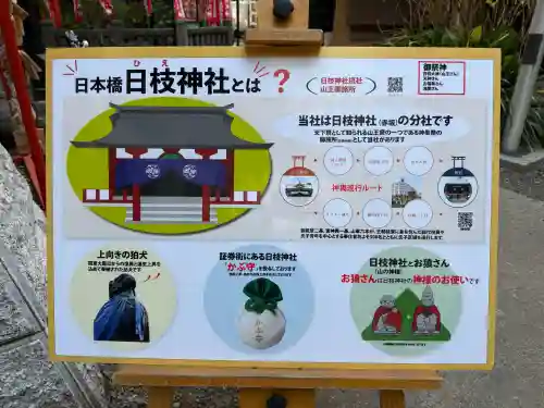 日本橋日枝神社の{uncategorized: "未分類", other: "その他", undefined: "問題あり", building: "その他建物", grave: "お墓", sacred_gate: "鳥居", guardian: "狛犬", statue: "像", buddha: "仏像", history: "歴史", nature: "自然", garden: "庭園", animal: "動物", pagoda: "塔", temizu: "手水舎", mountain_gate: "山門・神門", sanctuary: "本殿・本堂", subordinate: "末社・摂社", art: "芸術", scenery: "景色", jizo: "地蔵", ema: "絵馬", goshuin: "御朱印", omikuji: "おみくじ", items: "授与品その他", amulet: "お守り", goshuincho: "御朱印帳", eats: "食事", festival: "お祭り", votive_dance: "神楽", shichigosan: "七五三参", wedding: "結婚式", experience: "体験その他", initially: "初詣", around: "周辺", anti_infection: "感染症対策"}