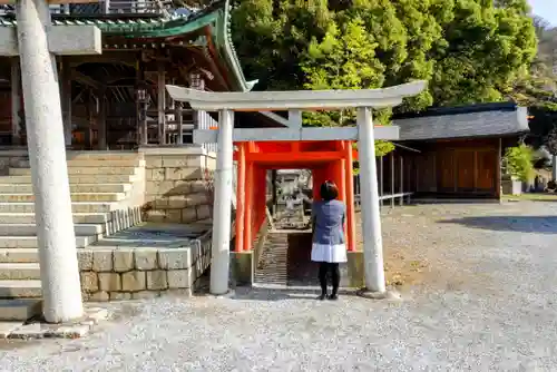 甲宗八幡宮の鳥居