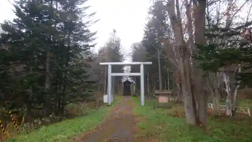 中頓別神社の鳥居