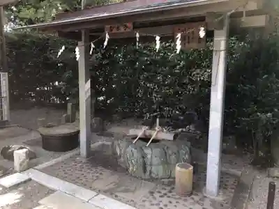 二十五柱神社の手水舎
