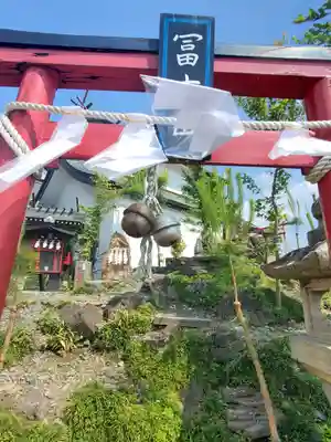 富士浅間宮の鳥居