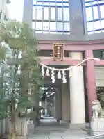 築土神社の鳥居