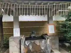 銀杏岡八幡神社の手水