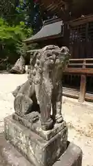 與止日女神社の狛犬