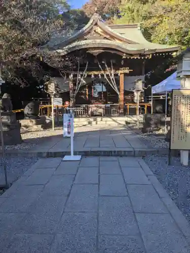 鎮守氷川神社の本殿