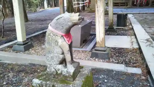 竹駒神社の狛犬