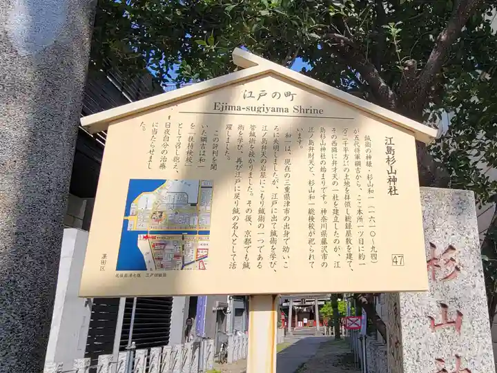 江島杉山神社の歴史