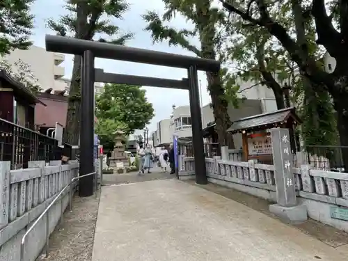 高円寺氷川神社の鳥居