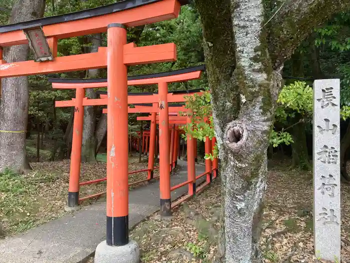 長山稲荷社の鳥居