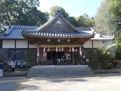 川田八幡神社の本殿・本堂