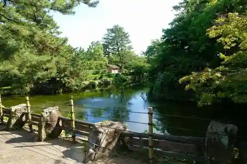 龍城神社の庭園