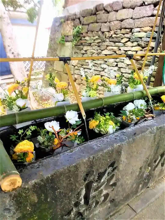 福島八幡宮の手水舎