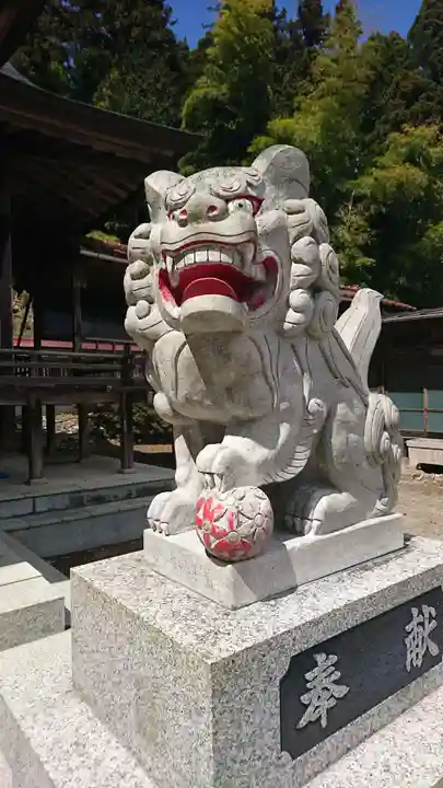 熊野本宮社の狛犬