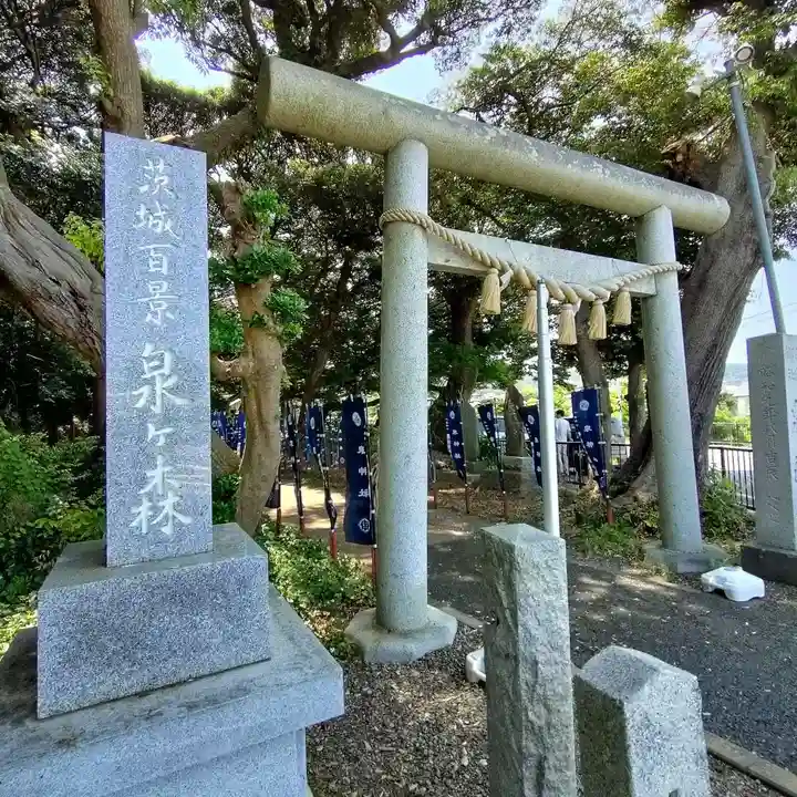 泉神社の鳥居