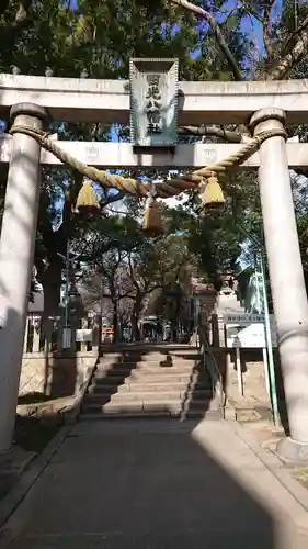 田光八幡社の鳥居