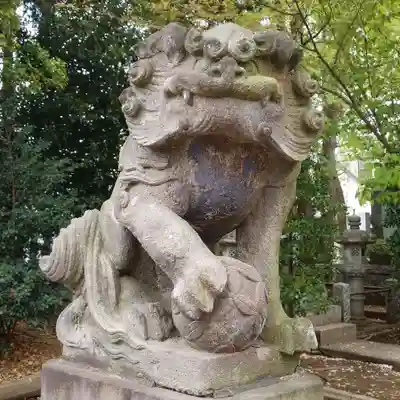山王稲穂神社の狛犬